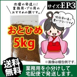 127-10-011 ◇宅配便※東北・北海道・沖縄は発送不可◇日清丸紅飼料おとひめEP3（沈降性）5kg　金魚小屋-希-福岡