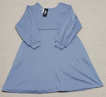 MARY QUANT☆マリークワント☆3way☆裏毛☆ワンピース☆ブルー☆Ｍサイズ☆新品☆タグ付き_画像2