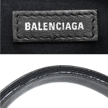 バレンシアガ ネイビー カバス XS トートバッグ 2way ショルダーバッグ レザー ブラック ポーチ付き BALENCIAGA_画像9