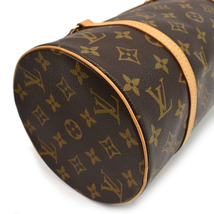 ルイヴィトン パピヨン30 ハンドバッグ M51385 モノグラム キャンバス レザー ブラウン LOUIS VUITTON_画像5