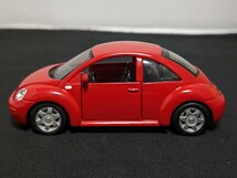 Maisto マイスト 1/37 Volkswagen New Beetle フォルクスワーゲン ニュービートル プルバック ミニカー 　(01186_画像3