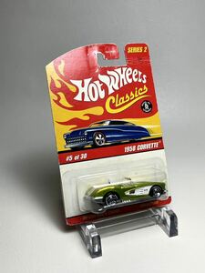 HOT WHEELS ／ ホットウィール 　Classics ／ クラシックス　SERIES 2　1958 CORVETTE（Lime）