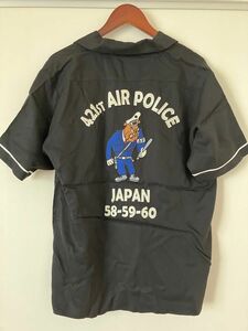 新品　タグ付　ヒューストン　ボーリングシャツ　ヴィンテージ　AIR POLICE 半袖シャツ シャツ