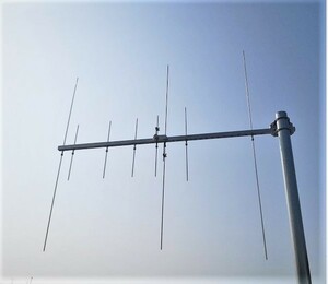 ◆◇144/430MHz デュアルバンド八木 ステンレス製 収納ケース付き 送料無料◇◆