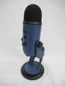 【良品】Blue Microphones USBコンデンサーマイク Yeti A00121 ゲーミングマイク ブルーマイクロフォン Logicool ロジクール