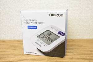 【未使用/開封済】OMRON オムロン 手首式 血圧計 HEM-6183 ヘルスケア 測定器 3H443