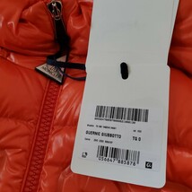 モンクレール【新品同様・タグ付】GUBNIC レディース サイズ0 オレンジ ジャパンタグ MONCLER _画像2