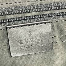 GUCCI グッチ キャンバストートバッグ 002 1098 GG柄 ブラック レディース ジャンク品 1円スタート _画像7