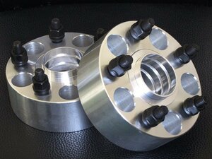 フェアレディ Z32 Z33 Z34 純正ホイール用ハブリング付き ワイドトレッドスペーサー ワイトレ 30mm 2枚組 専用ナット付き