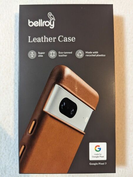 Bellroy Leather Case for Pixel 7 薄型フォンケース Terracotta