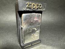 ★コレクター必見！！ ZIPPO STERLING 1996 シルバー 刻印 コイ 鯉 金彩 ビンテージ ジッポライター 銀 お洒落 希少 レア タバコグッズ G44_画像1