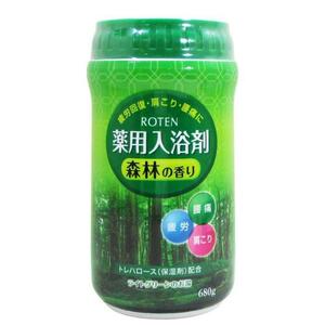 薬用入浴剤 日本製 露天/ROTEN 森林の香り 680gｘ４個セット/卸