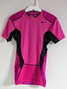 NIKE PRO COMBATコンプレッションDRI-FIT半袖TシャツLサイズ ピンク
