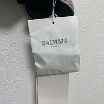 極美品 BALMAIN バルマン レディース アンゴラ コート ブラック サイズ11 11号 アンゴラ60%/シルク40% ファー着脱可能 ステンカラー_画像7