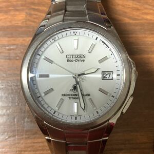 CITIZEN シチズン アテッサ エコドライブ 稼働中 Eco Drive ATTESA DURATECT GN-4W-S H410-T003788 チタン 電波ソーラー 防水 現状品