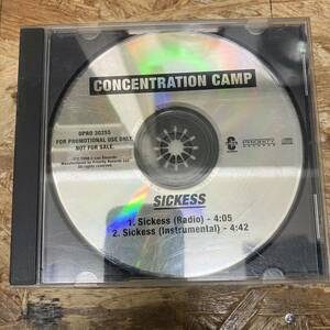 シ● HIPHOP,R&B CONCENTRATION CAMP - SICKESS INST,シングル,PROMO盤 CD 中古品