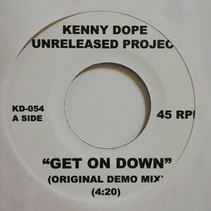 《7インチ》Kenny Dope - Get On Down 7inch レコード RAP 45 HIPHOP ミニー・リパートン　アングラ ヒップホップ　クラシック