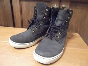 ☆Timberlandティンバーランド/ダークブルー　８．５　２６．５☆使用品