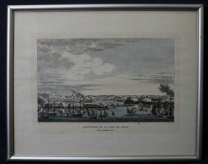 Art hand Auction D629 Anonymous Capitulation of the City of Malta Etching/copperplate engraving, Capitulation of the City of Malta, French Revolution, Painting, Oil painting, Nature, Landscape painting