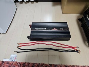 純正弦波インバーター ACコンセント搭載 定格2000W 最大4000WW 60Hz DC12V AC100V 発電機 変圧器 電源 アウトドア キャンプ 車中泊