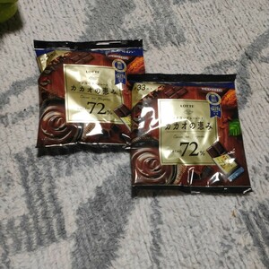 prompt decision! Lotte kakao. ..kakao72pa- cent 2 sack set kakao diet 