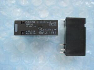 P00226C　Omron パワーリレー　G6RN シリーズ　G6RN-1 12DC　1c接点　未使用品ですが長期保存品　1個