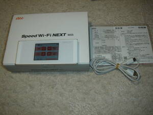  б/у *HUAWEI KDDI Speed Wi-Fi NEXT W05 HWD36 WiMAX2+ 4G LTE белый *