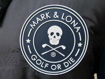１円　マーク＆ロナ　MARK&LONA 黒/ブルー　38 ダウンジャケット　MLW-90-AD06 フード取外し可能_画像5