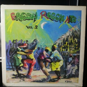 即日支払いのみ LP レゲエ FRESH REGGAE HITS vol.2 - V.A. / POW WOW 1988 / 再生確認済 / Pinchers / Junior Reid / Admiral Bailey