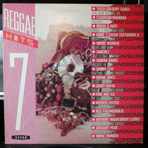 LP レゲエ Reggae Hits: Vol.7 / Jet Star / 1989 / 再生確認済 / Gregory Peck / RED FOXの大ヒットDOWN IN JAMAICA