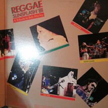 2LP レゲエ Reggae Sunsplash '81 Tribute To Bob Marley / Steel Pulse / Eek-A-Mouse / Wailers/ Dennis Brown / Black Uhuru 再生確認済_画像8