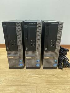 【ジャンク現状品】 DELL OPTIPLEX 390 Corei3-2120 3.30GHZ 【BIOS起動確認OK ３台セット(1台難あり)】 C