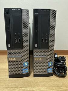 【ジャンク現状品】 DELL OPTIPLEX 390 Corei5-2400 3.10GHZ 【BIOS起動確認OK 2台セット】 G