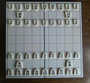 将棋 将棋盤 マグネット付き駒 将棋盤と駒 折りたたみ式 