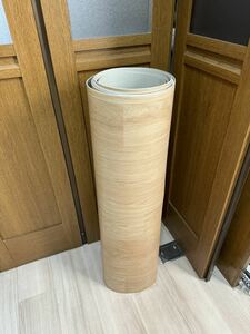 未使用品 端材 クッションフロア 約85cm巾×4.5M 床材 木目調 DIY 667