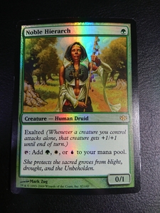★MTG 【ENG】☆Foil☆《貴族の教主/Noble Hierarch》[CON] 緑R★全ての商品同梱可能