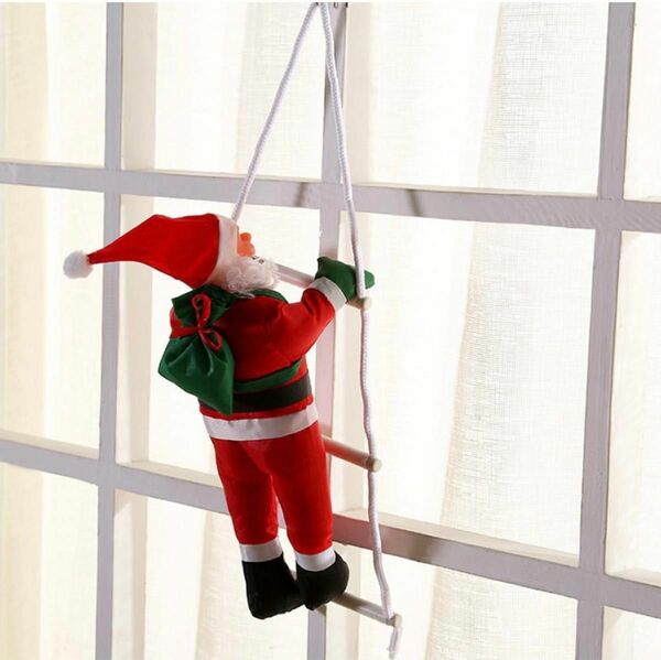 はしごサンタクロース クリスマス 飾り 屋外 はしご クリスマスツリー 吊り飾り オーナメント サンタさん 装飾品 壁掛け 