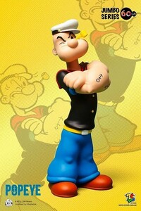 ZCWO popeye 90th anniversary ポパイ オリジナルカラージャンボサイズ 60CM フィギュア