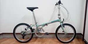 整備済み DAHON Boardwalk クロモリ 折りたたみ 20×1.50 7段変速 ダホン ボードウォーク 枚方市から500km以内配送可能 50km以内無料配送