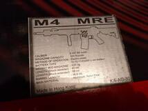 激レア KING ARMS M4 MRE 電動ガン Olympic Arms オリンピックアームズ キングアームズ 未使用新品 KA-AG-30 K23B_画像9