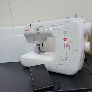 24012208 JANOME ジャノメ 電子ミシン MD600 フットコントローラー付き