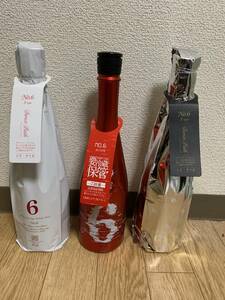 日本酒　新政　No.6 A TYPE S TYPEダイレクトパス　X TYPEダイレクトパスの３本になります。