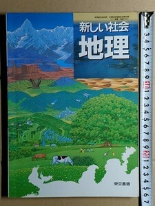 f2古本【教科書】中学 社会 東京書籍 新しい社会 地理 平成15年 【※難あり品＝必ず説明文をお読みください】