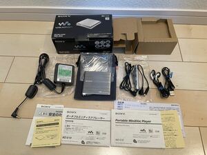 1円から 即決 新品同様 美品 動作確認済み SONY ソニー WALKMAN ウォークマン ポータブルMDプレーヤー　MZ-E10 箱　説明書