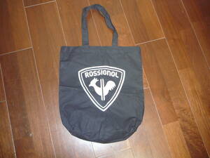  unused Rossignol cotton tote bag black 