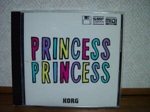 MIDI DATA LIBRARY SMFフォーマット「PRINCESS PRINCESS」　フロッピーディスク２ＤＤ★状態：並、動作品 