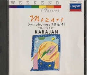 HERBERT VON KARAJAN - MOZART ; SYMPHONIES 40 & 41 "JUPITER" LONDON