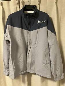 【中古品】SRIXON スリクソン MOVE MASTER2 レインウェア SMR1000 上下セット グレー(LL)