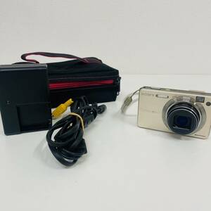 SONY　ソニー　Cyber-Shot　DSC-W170　ゴールドカラー 通電確認済　デジカメ　バッテリー　SDカード付　コンパクトデジタルカメラ【10895】