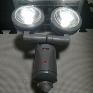 ムサシ RITEX 3W2 LEDセンサーライト 「乾電池式」 防雨タイプ LED-260の画像6